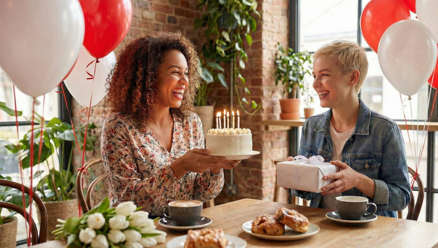 Telemensagem para amiga especial comemorando aniversário
