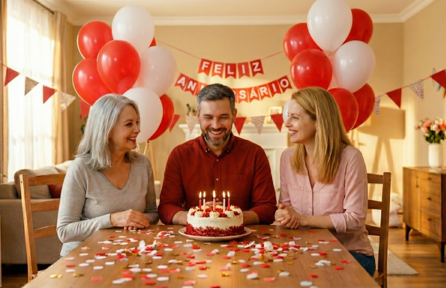 Telemensagem de aniversário para genro querido considerado um filho