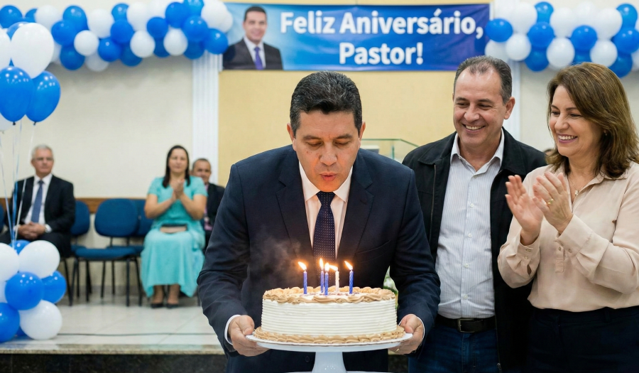 Telemensagem de aniversário para pastor evangélico e líder espiritual