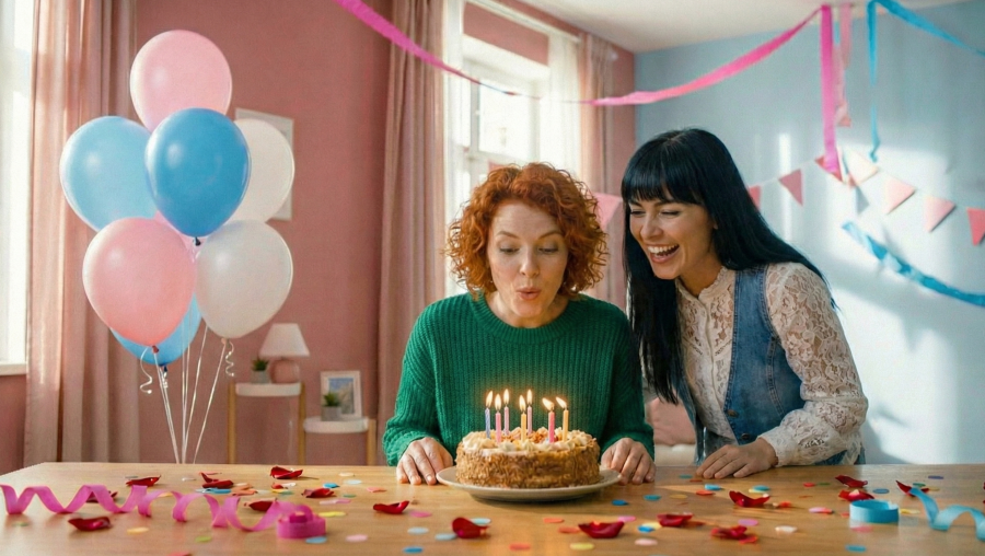 Telemensagem de aniversário para prima querida amiga e irmã de coração