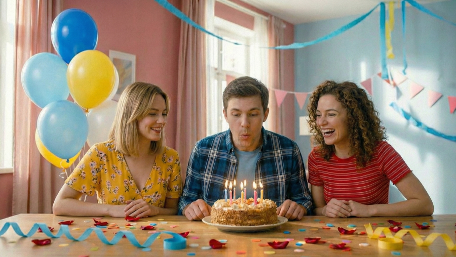 Telemensagem de aniversário para primo parceiro e amigo de infância