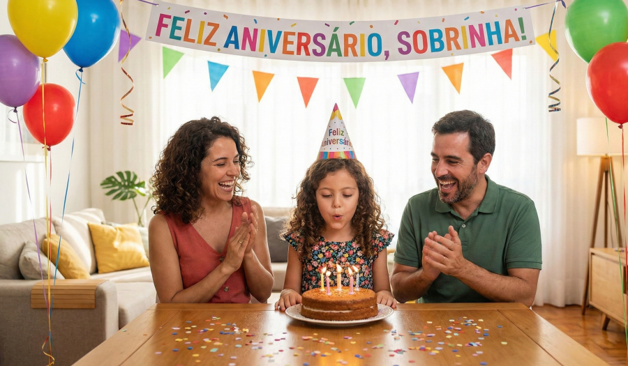 Telemensagem de aniversário para sobrinha querida princesa da tia