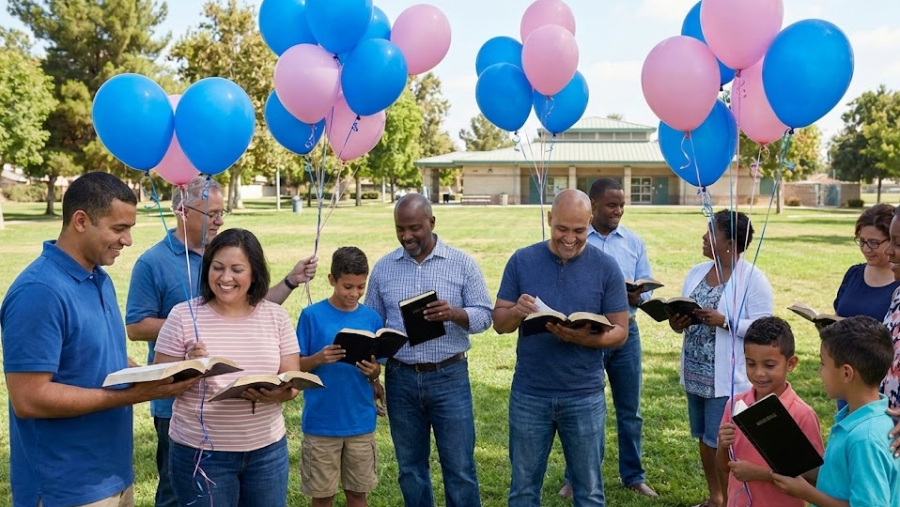 Telemensagem evangélica gospel de conforto aniversário e vitória